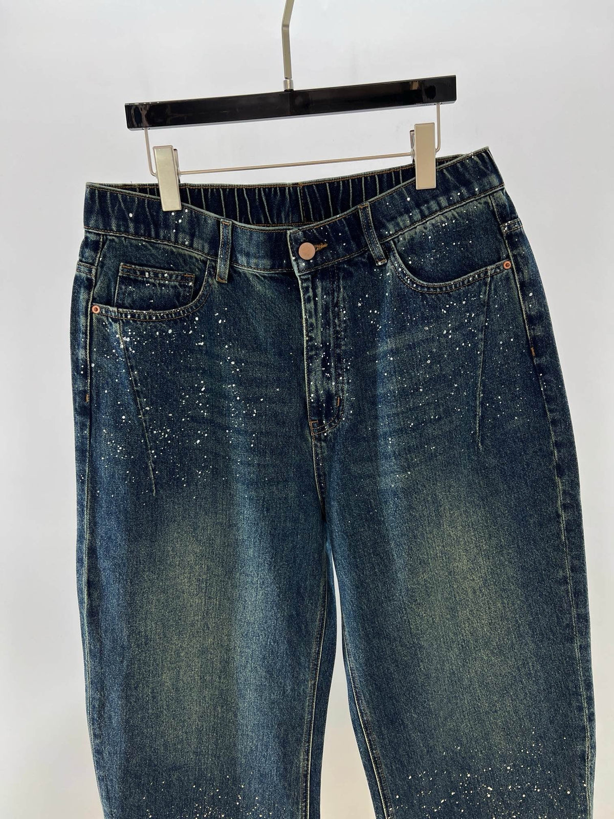Blue Denim Faded Straight – Herren
