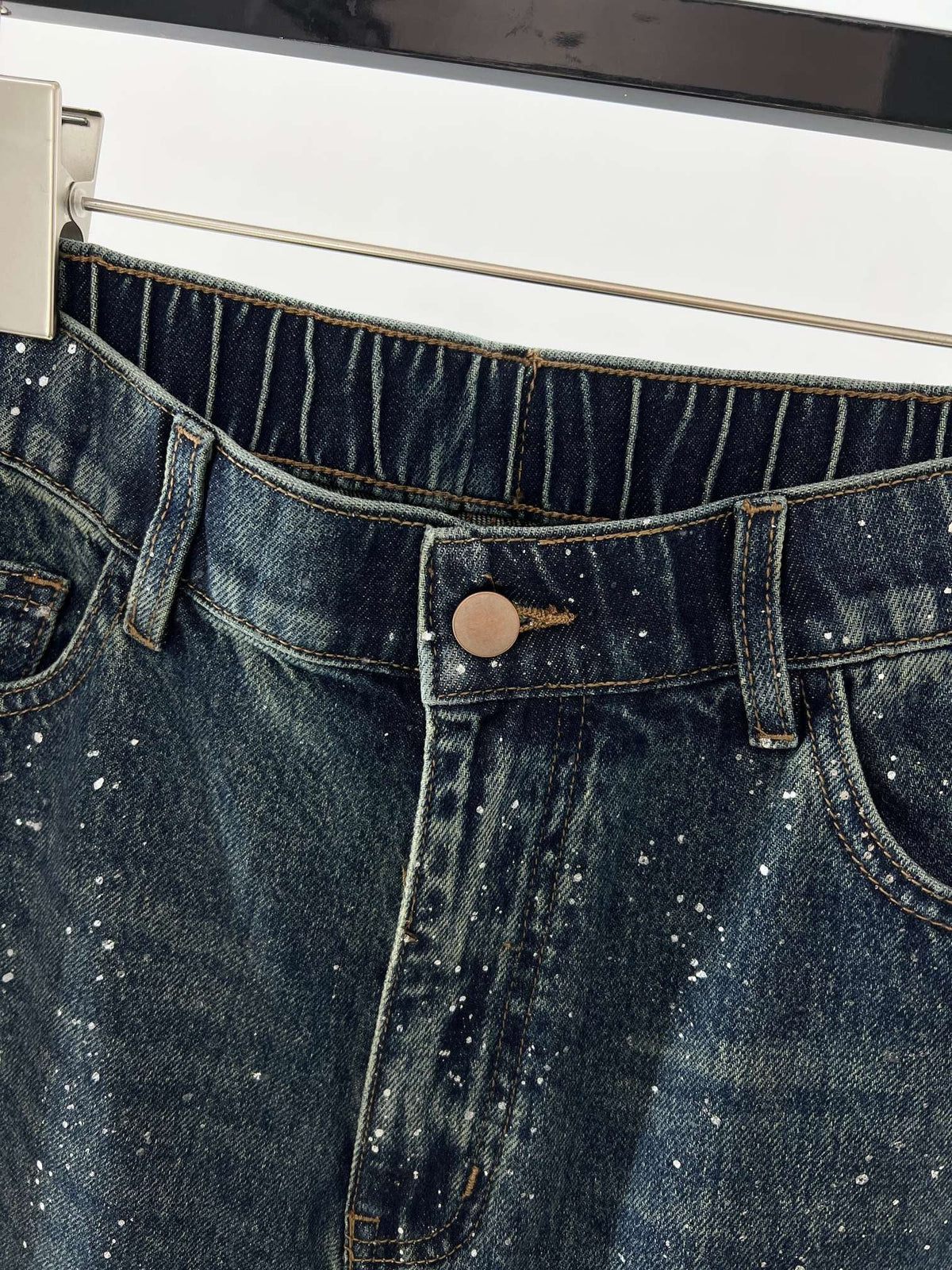 Blue Denim Faded Straight – Herren