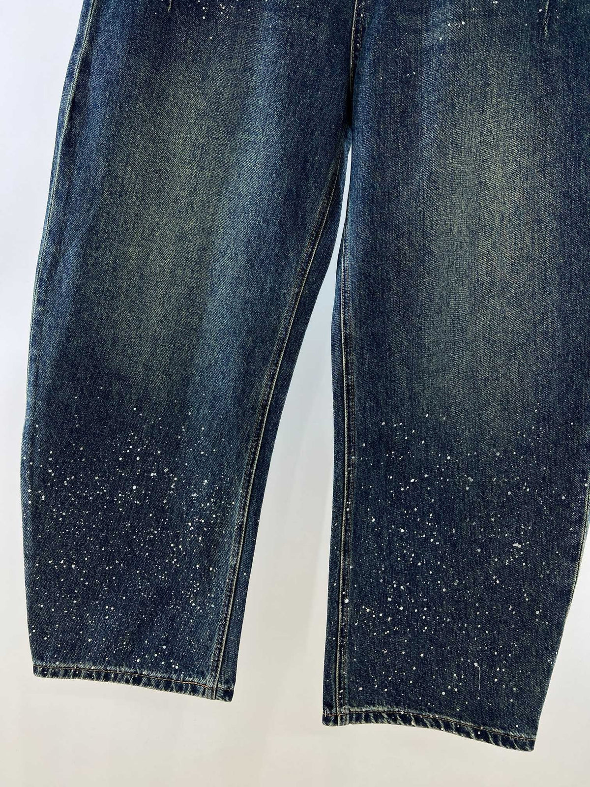 Blue Denim Faded Straight – Herren
