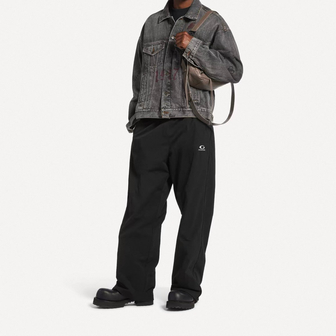 Nylon-Hose mit weitem Bein – Herren