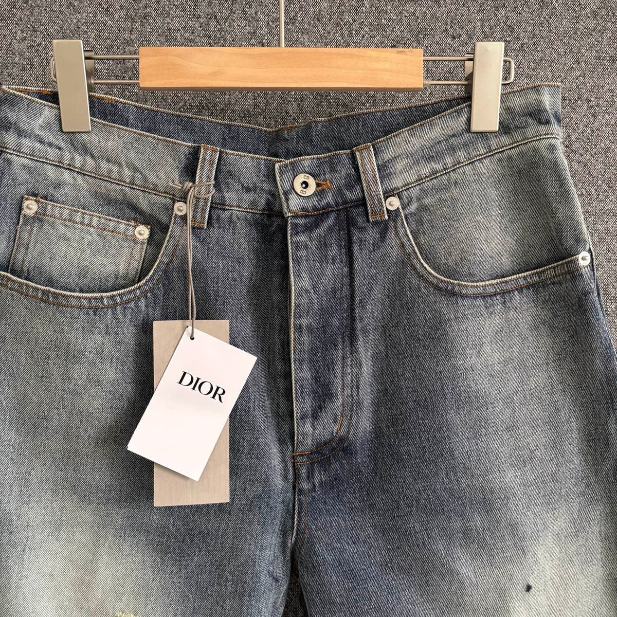 Blaue Jeans mit geradem Schnitt - Herren