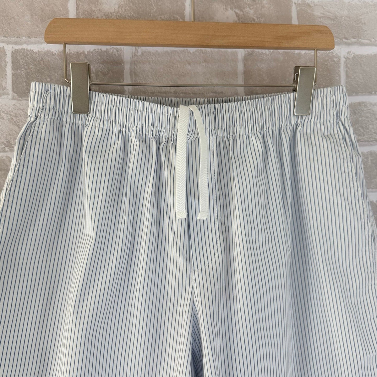 Blue Cotton Plain Drawstring - Men's