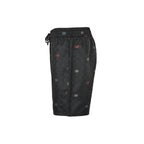 Black Nylon Monogram Print Swim - Men's