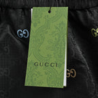 Black Nylon Monogram Print Swim - Men's
