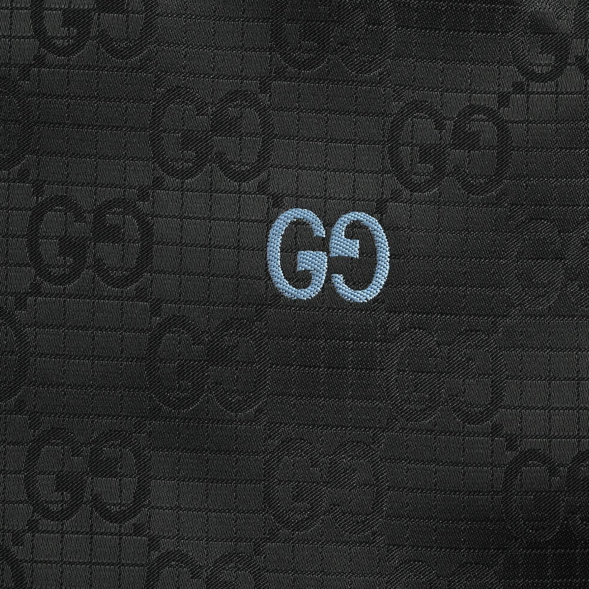 Black Nylon Monogram Print Swim - Men's