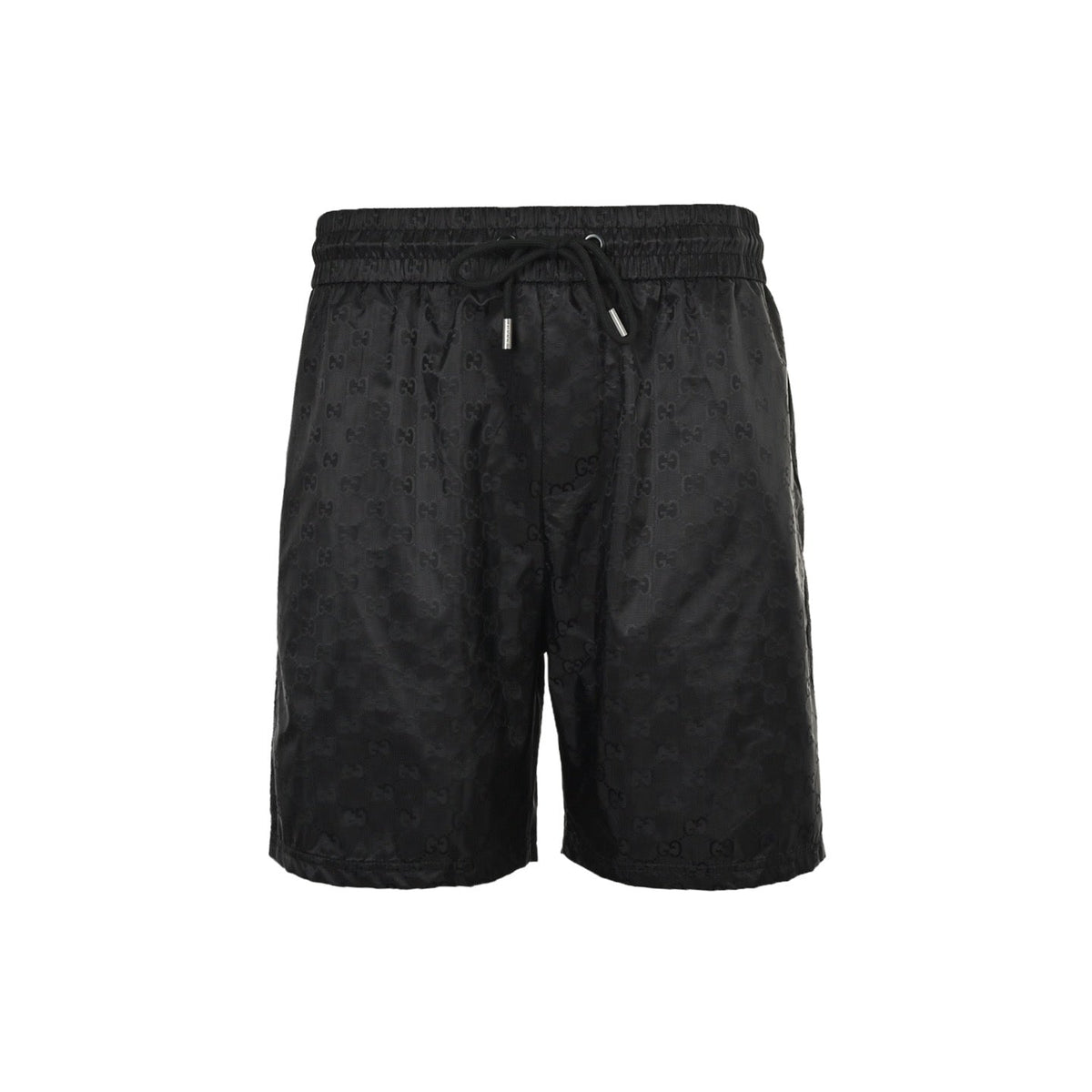 Black Jacquard Monogram Drawstring - Men's