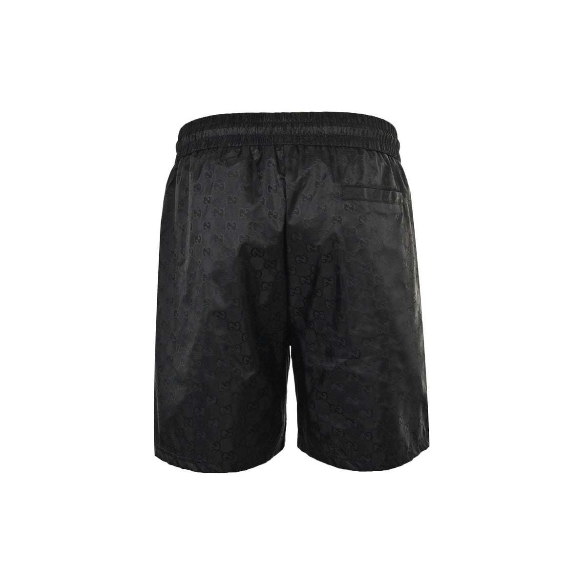 Black Jacquard Monogram Drawstring - Men's