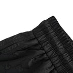 Black Jacquard Monogram Drawstring - Men's