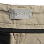 Beige Baumwolle Uni Cargo - Herren