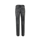 Graue, verwaschene Slim-Fit Jeans - Herren