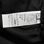 Black Cotton Anagram Drawstring - Men's