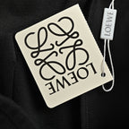 Black Cotton Anagram Drawstring - Men's