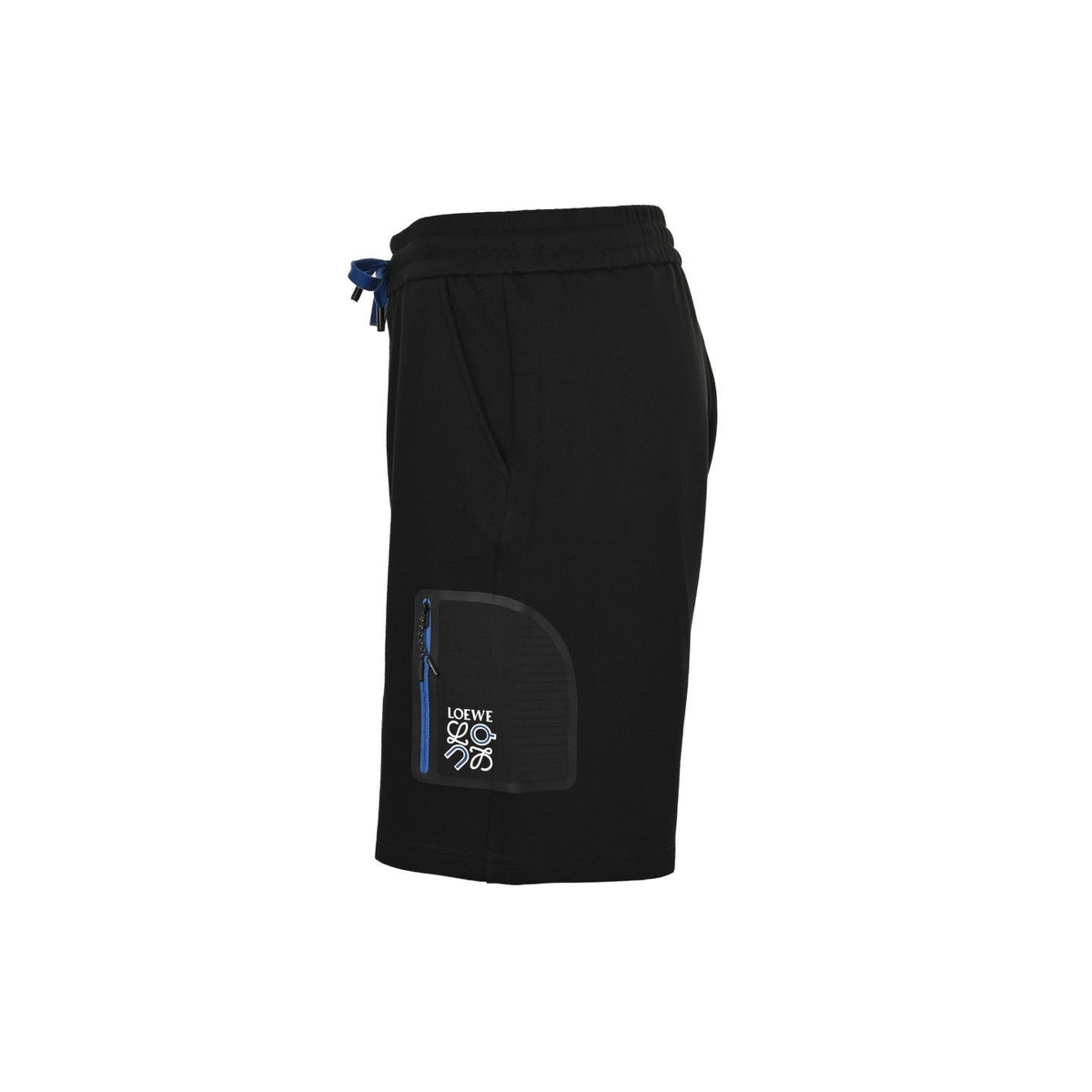 Black Nylon Contrast Tie Drawstring - Men's