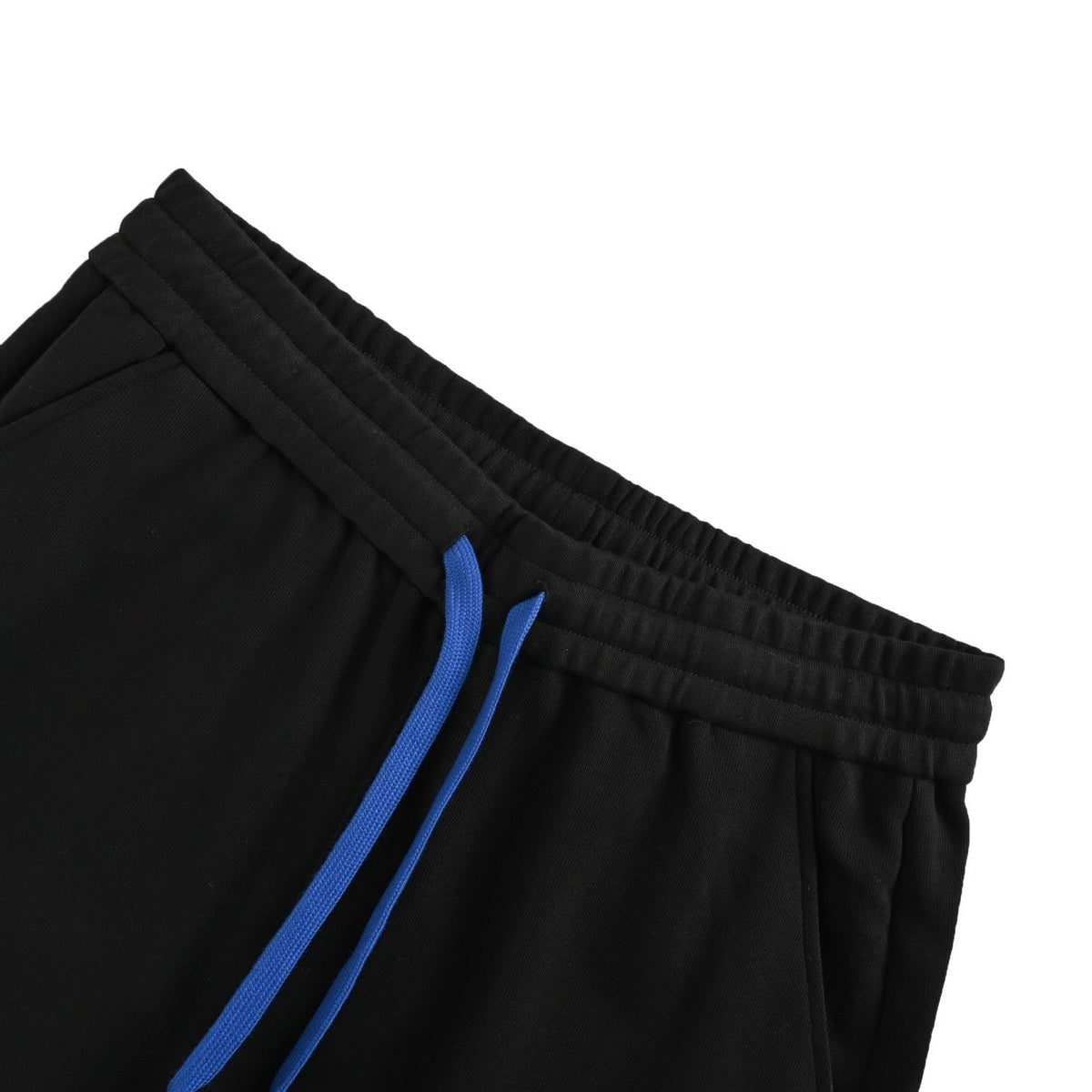 Black Nylon Contrast Tie Drawstring - Men's