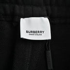 Black Jersey Contrast Stripe Drawstring - Men's