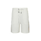 Black Jersey Contrast Stripe Drawstring - Men's