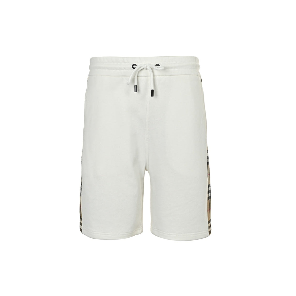 Black Jersey Contrast Stripe Drawstring - Men's