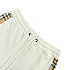 Black Jersey Contrast Stripe Drawstring - Men's