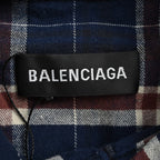 Marineblaue Blousonjacke mit Baumwolleinsätzen – Herren