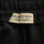 Schwarzer Baumwoll-Kordelzug mit Seitenaufnäher – Herren