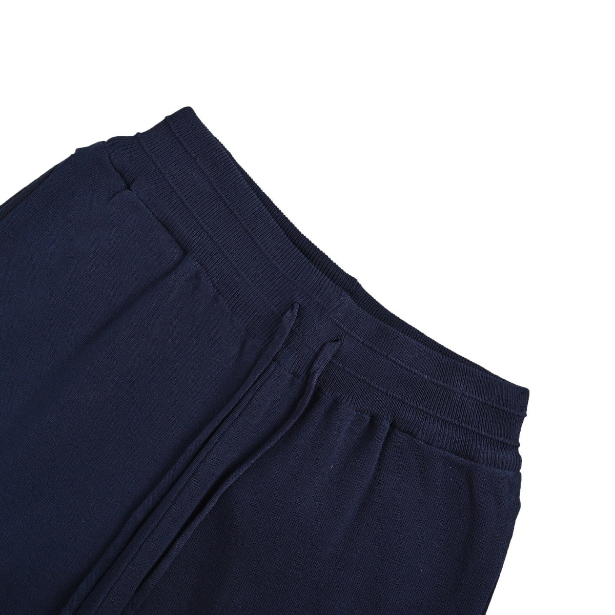 Black Jersey Bar Stripe Drawstring - Men's