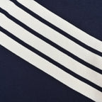 Black Jersey Bar Stripe Drawstring - Men's