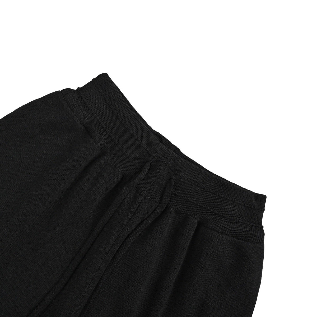 Black Jersey Bar Stripe Drawstring - Men's