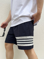 Navy Nylon Bar Stripe Athletic – Herren