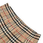 Beige Nylon Check Swim - Men's