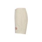 Cream Cotton Heart Motif Straight - Men's