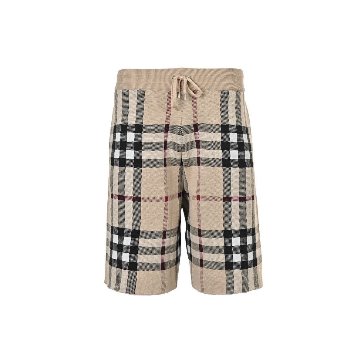 Olive Nylon Check Swim - Men's