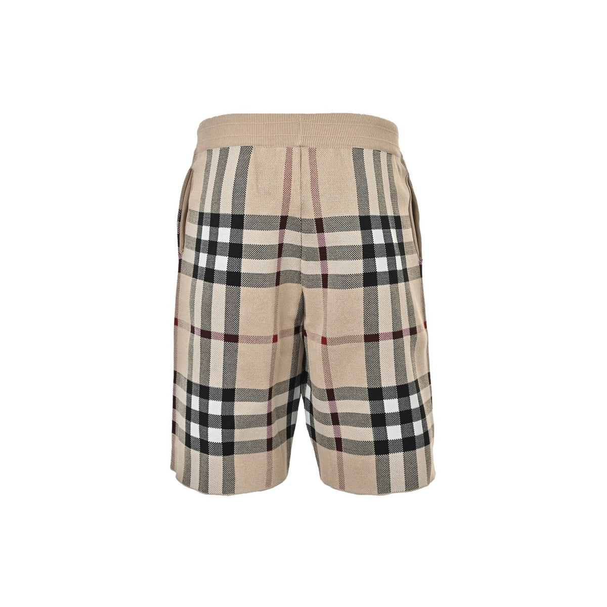 Olive Nylon Check Swim - Men's