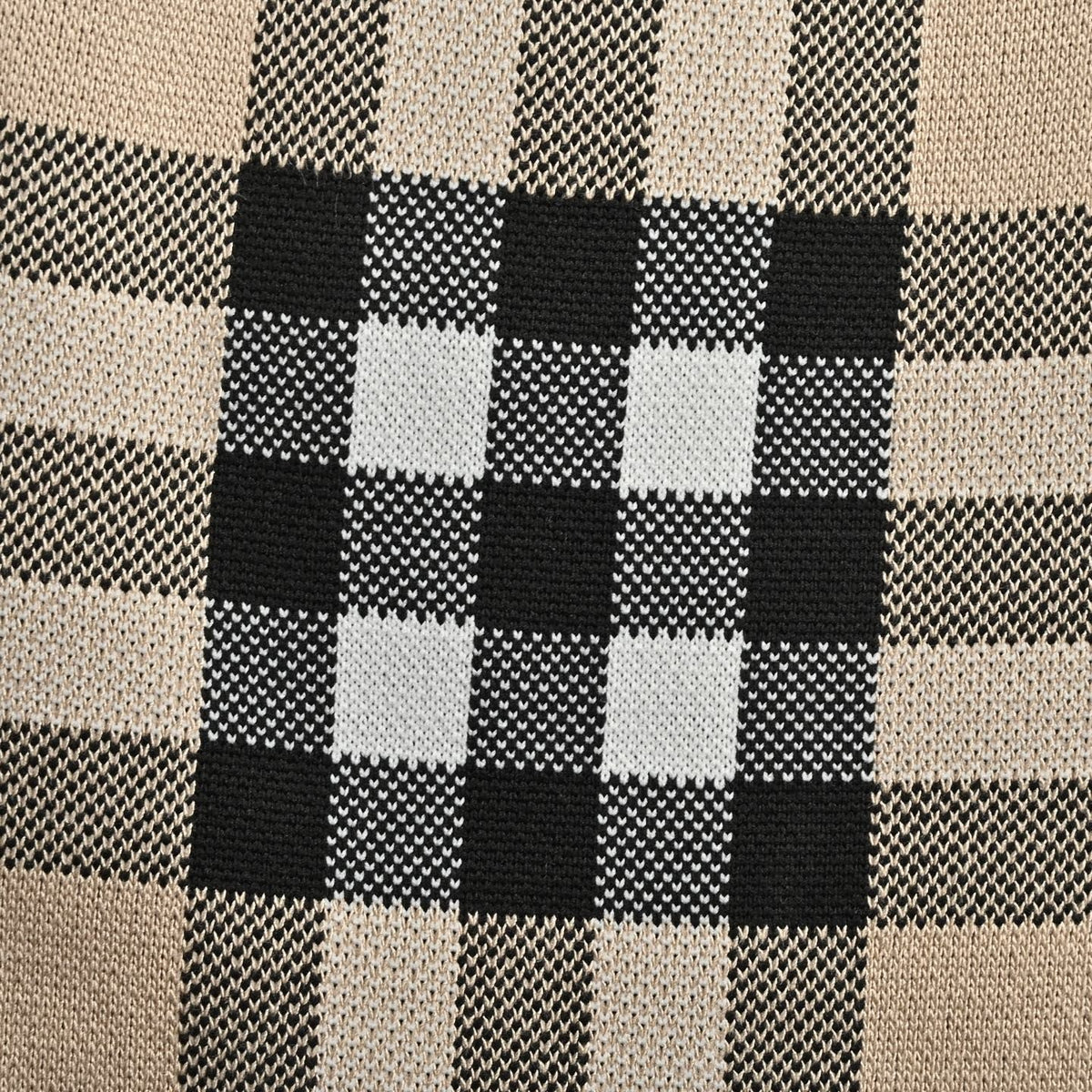 Olive Nylon Check Swim - Men's
