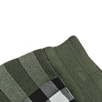 Olive Nylon Check Swim - Men's