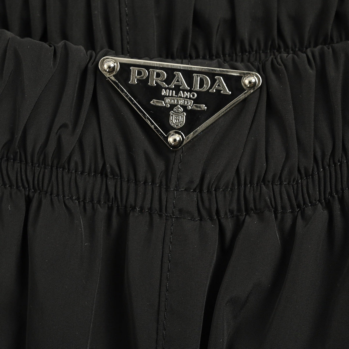Black Nylon Plain Swim - Men's