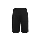Black Cotton Print Drawstring - Men's