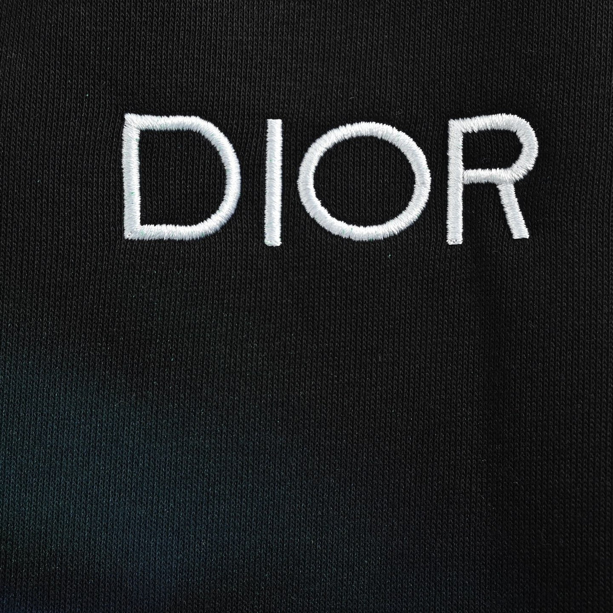Black Cotton Print Drawstring - Men's