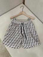 White Nylon Monogram Swim - Men's