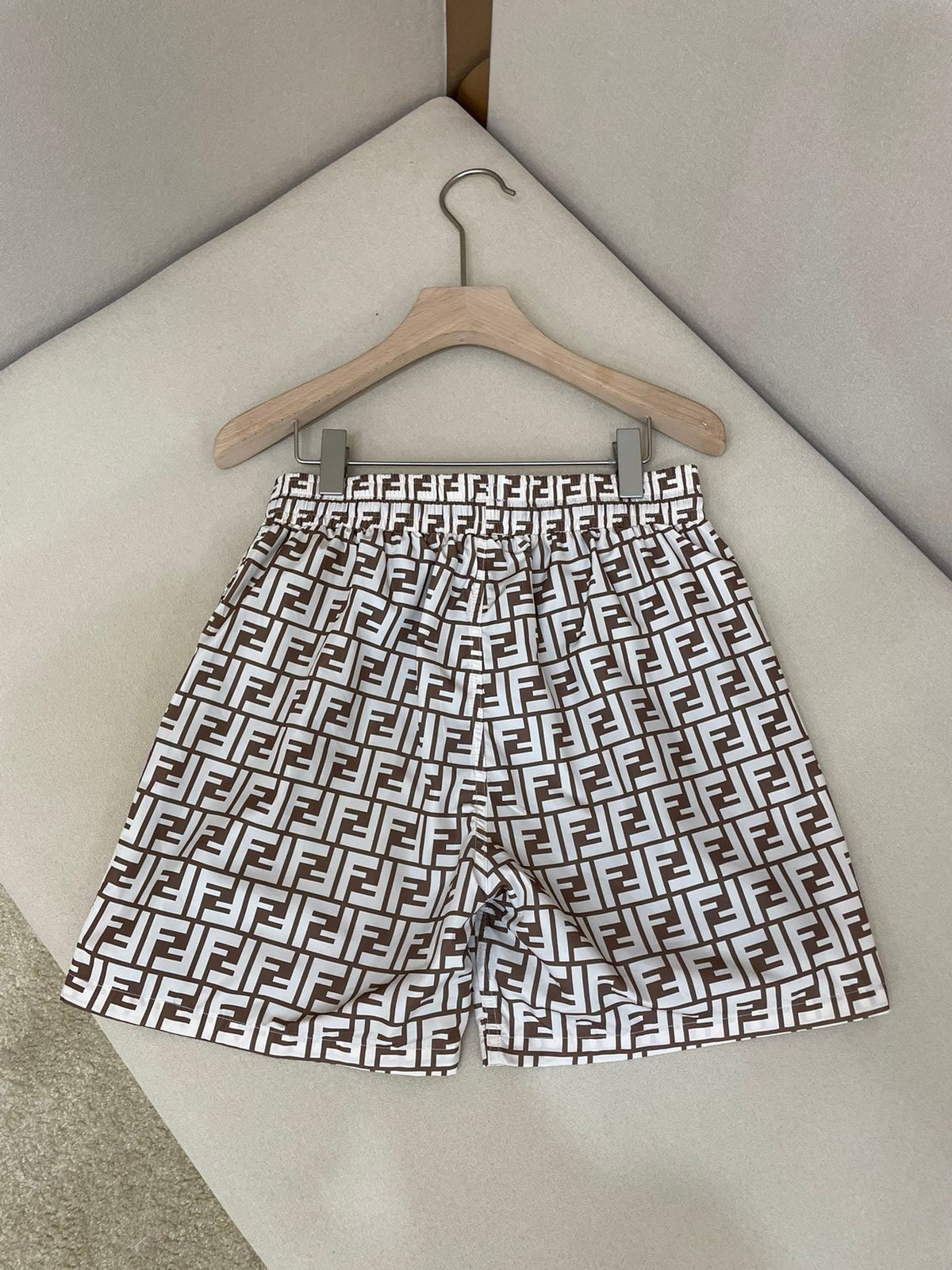 White Nylon Monogram Swim - Men's