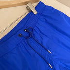 Orangefarbene Badeshorts aus schlichtem Nylon – Herren