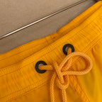 Orangefarbene Badeshorts aus schlichtem Nylon – Herren