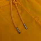 Orangefarbene Badeshorts aus schlichtem Nylon – Herren