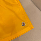 Orangefarbene Badeshorts aus schlichtem Nylon – Herren