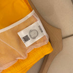 Orangefarbene Badeshorts aus schlichtem Nylon – Herren