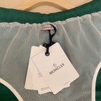 Orangefarbene Badeshorts aus schlichtem Nylon – Herren