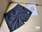 Orangefarbene Badeshorts aus schlichtem Nylon – Herren
