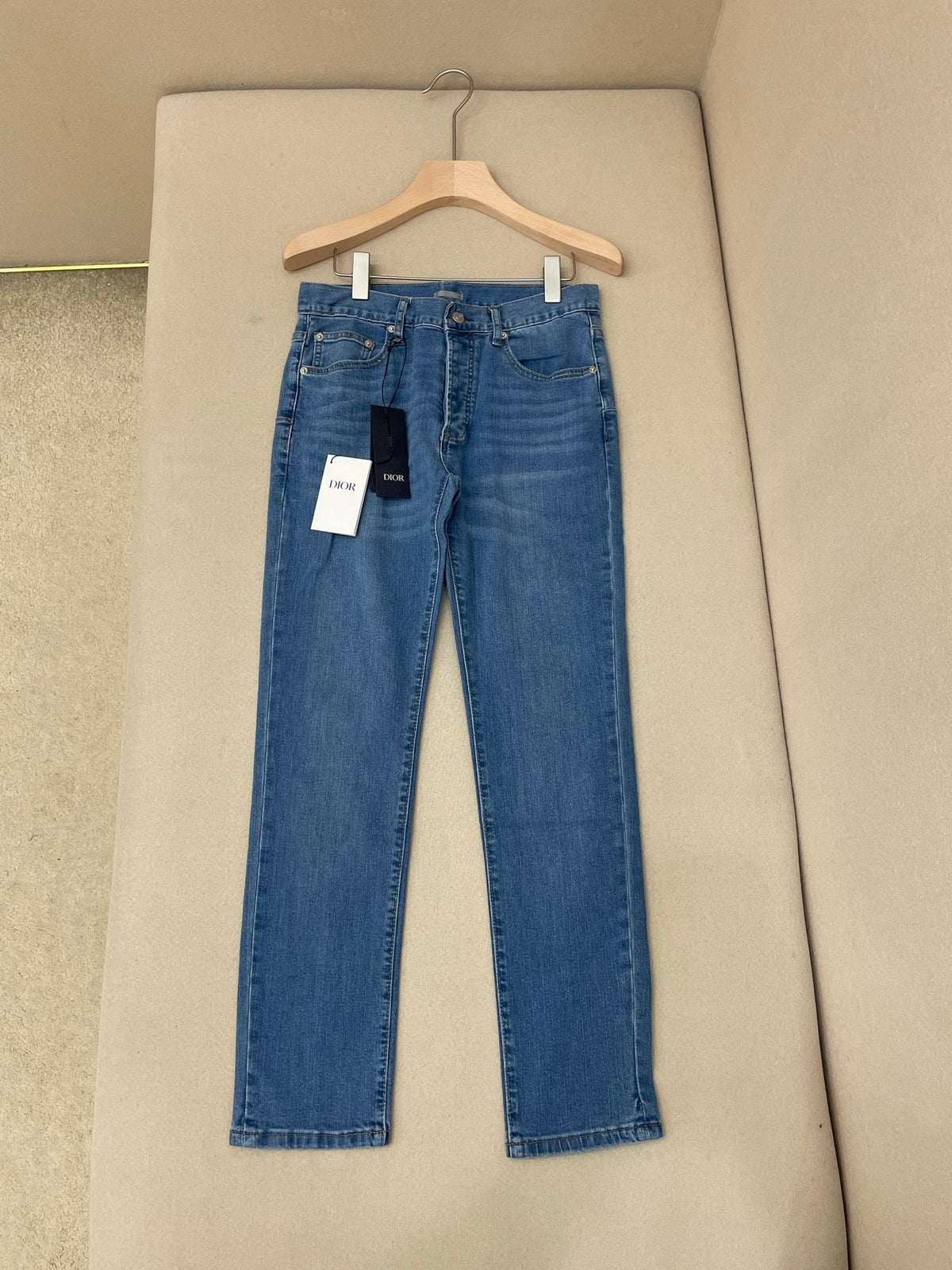 Blauer Denim schlicht gerade - Damen