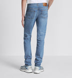 Blauer Denim schlicht gerade - Damen