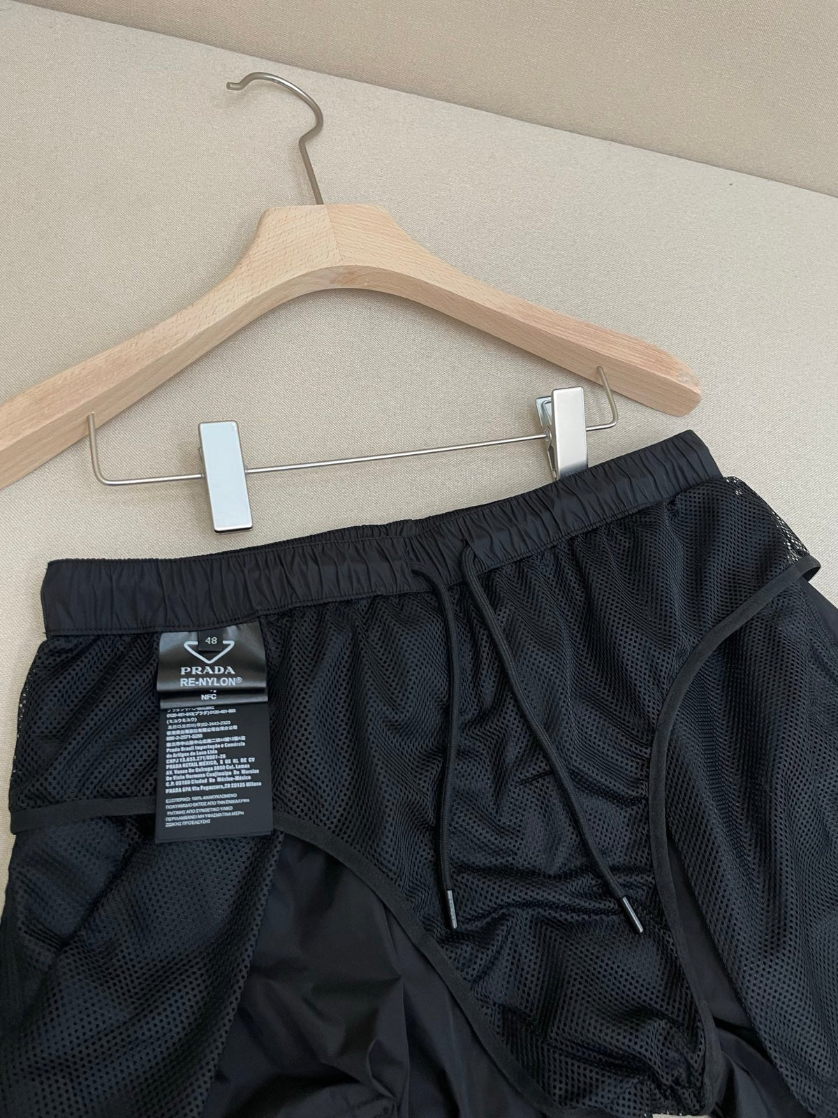 Marineblaues Nylon Cargo - Herren