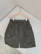 Marineblaues Nylon Cargo - Herren